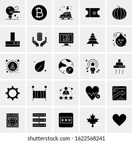 25 Universal Icons Vector illustration