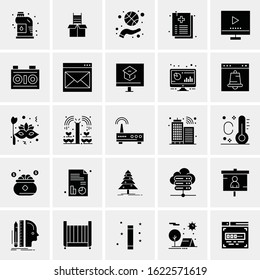 25 Universal Icons Vector illustration