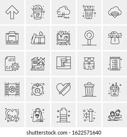 25 Universal Icons Vector illustration