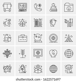 25 Universal Icons Vector illustration