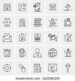 25 Universal Icons Vector illustration