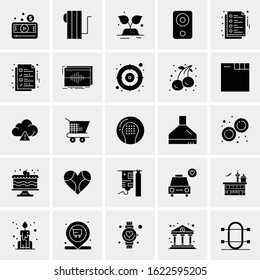 25 Universal Icons Vector illustration