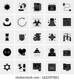 25 Universal Icons Vector illustration