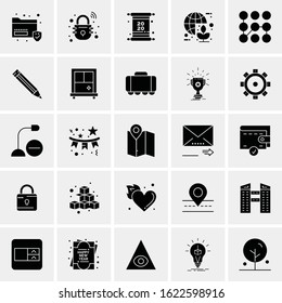25 Universal Icons Vector illustration