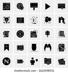25 Universal Icons Vector illustration