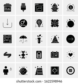 25 Universal Icons Vector illustration