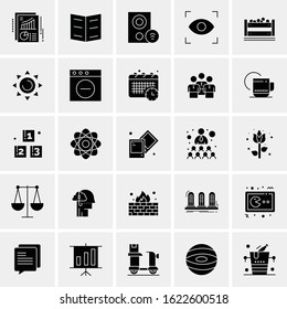 25 Universal Icons Vector illustration