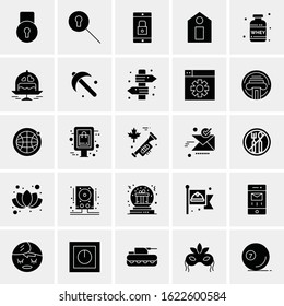 25 Universal Icons Vector illustration