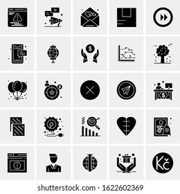 25 Universal Icons Vector illustration