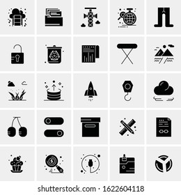 25 Universal Icons Vector illustration