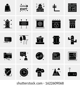 25 Universal Icons Vector illustration