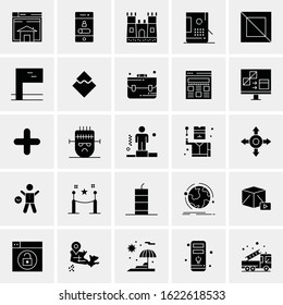 25 Universal Icons Vector illustration