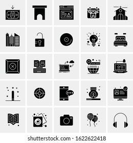 25 Universal Icons Vector illustration