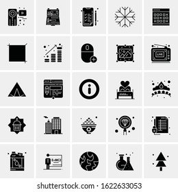25 Universal Icons Vector illustration