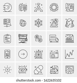 25 Universal Icons Vector illustration