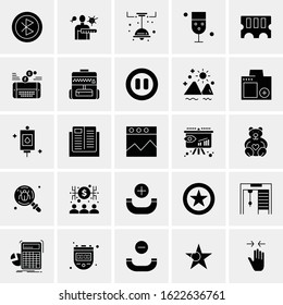 25 Universal Icons Vector illustration