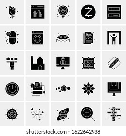 25 Universal Icons Vector illustration
