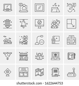 25 Universal Icons Vector illustration