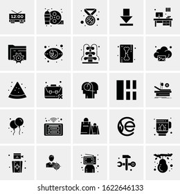 25 Universal Icons Vector illustration