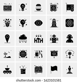25 Universal Icons Vector illustration