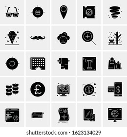 25 Universal Icons Vector illustration