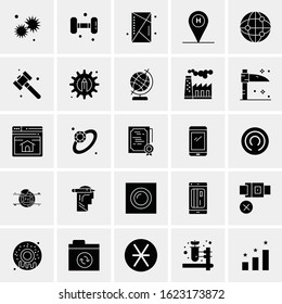 25 Universal Icons Vector illustration