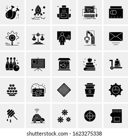 25 Universal Icons Vector illustration