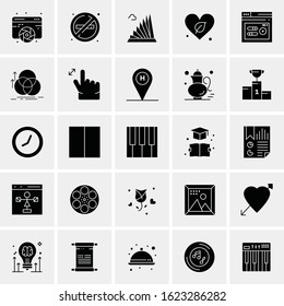 25 Universal Icons Vector illustration