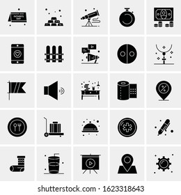 25 Universal Icons Vector illustration
