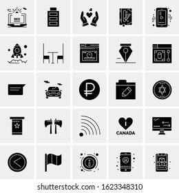 25 Universal Icons Vector illustration