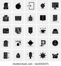 25 Universal Icons Vector illustration