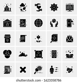 25 Universal Icons Vector illustration