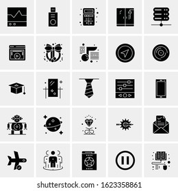 25 Universal Icons Vector illustration