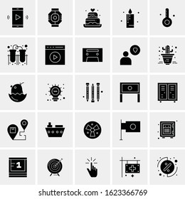 25 Universal Icons Vector illustration