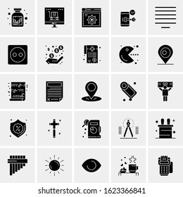 25 Universal Icons Vector illustration