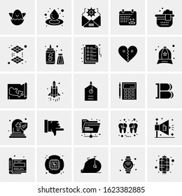 25 Universal Icons Vector illustration