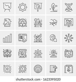 25 Universal Icons Vector illustration