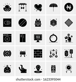 25 Universal Icons Vector illustration