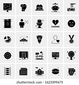 25 Universal Icons Vector illustration