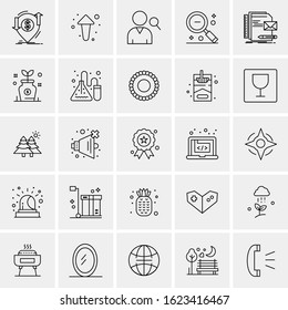 25 Universal Icons Vector illustration