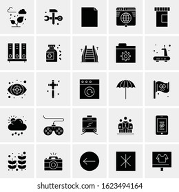 25 Universal Icons Vector illustration Creative Icon Illustration to use in web and Mobile Related project.