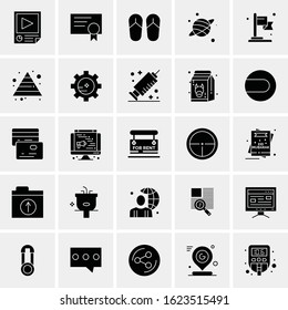 25 Universal Icons Vector illustration Creative Icon Illustration to use in web and Mobile Related project.