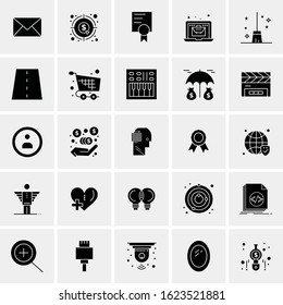 25 Universal Icons Vector illustration Creative Icon Illustration to use in web and Mobile Related project.
