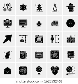 25 Universal Icons Vector illustration Creative Icon Illustration to use in web and Mobile Related project.