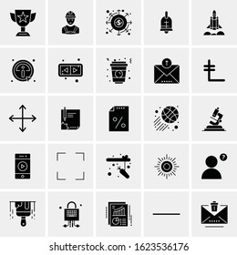 25 Universal Icons Vector illustration Creative Icon Illustration to use in web and Mobile Related project.