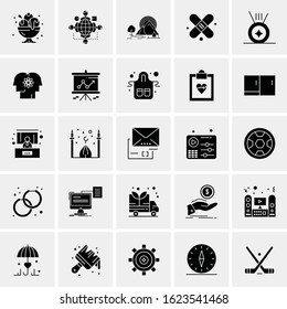 25 Universal Icons Vector illustration Creative Icon Illustration to use in web and Mobile Related project.