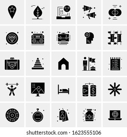 25 Universal Icons Vector illustration