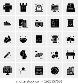 25 Universal Icons Vector illustration