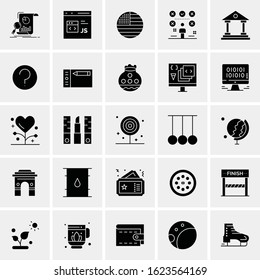 25 Universal Icons Vector illustration