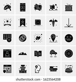 25 Universal Icons Vector illustration